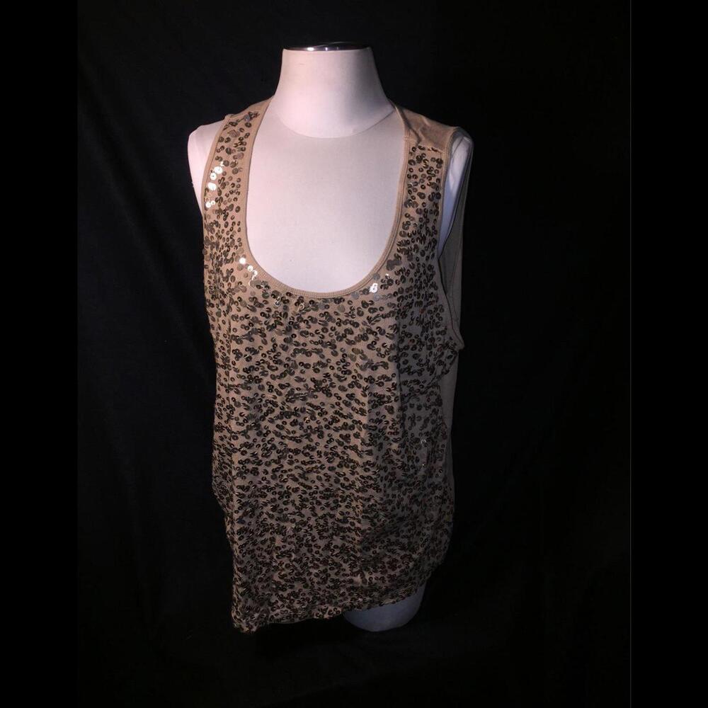 Apt. 9 Woman 2x Tank Top with Shimmer Vintage